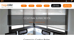 Desktop Screenshot of megarollercortinas.com